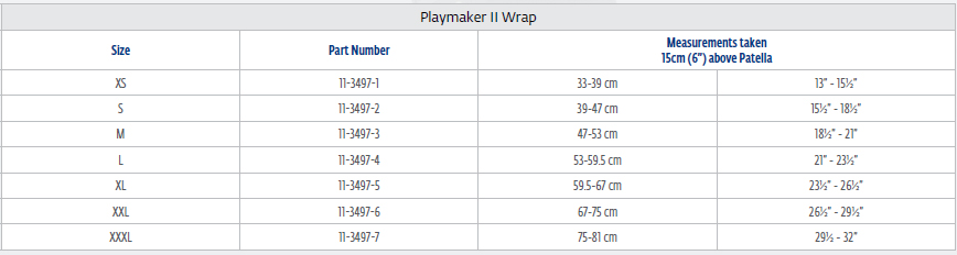 Бандаж на коліно PLAYMAKER II WRAP арт. 11-3497 DONJOY, зображення - 1